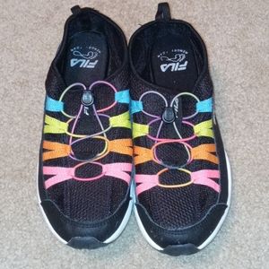 ❤ FILA Laceless Rainbow Shoes !